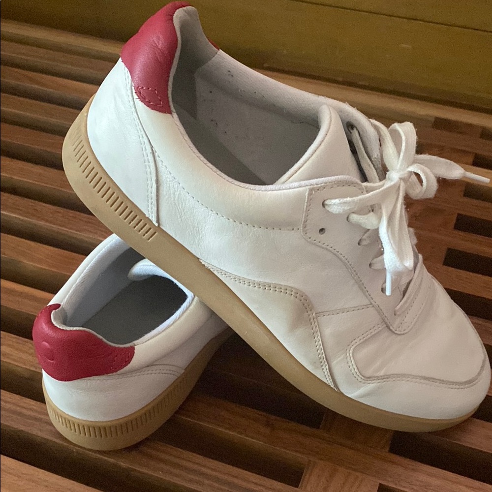 Everlane white leather sneakers